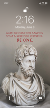 Load image into Gallery viewer, iPhone Wallpaper - Be One - Marcus Aurelius