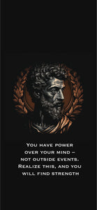 Marcus Aurelius | iPhone Wallpaper | You have power over your mind