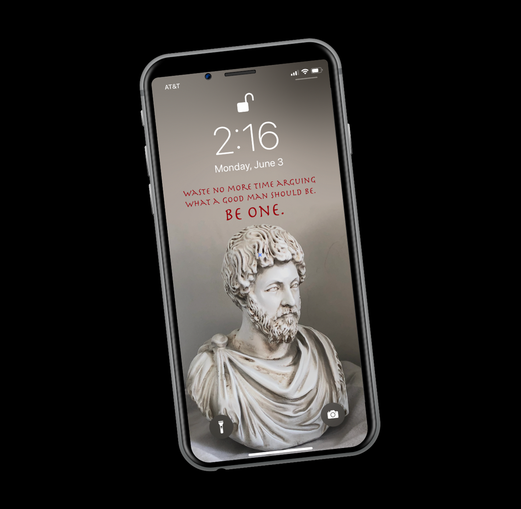 iPhone Wallpaper - Be One - Marcus Aurelius